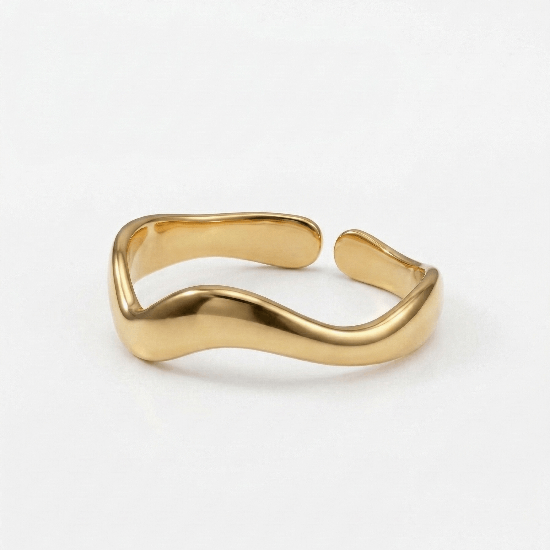 Anillo Dorado Minimal - Vista 2