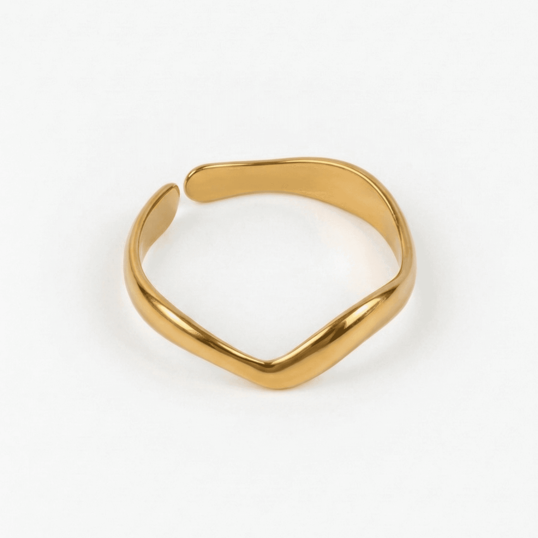 Anillo Dorado Minimal - Vista 3