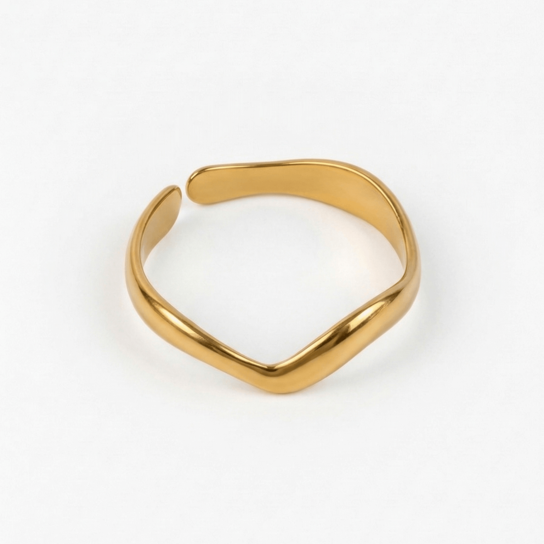 Anillo Dorado Minimal - Vista 3