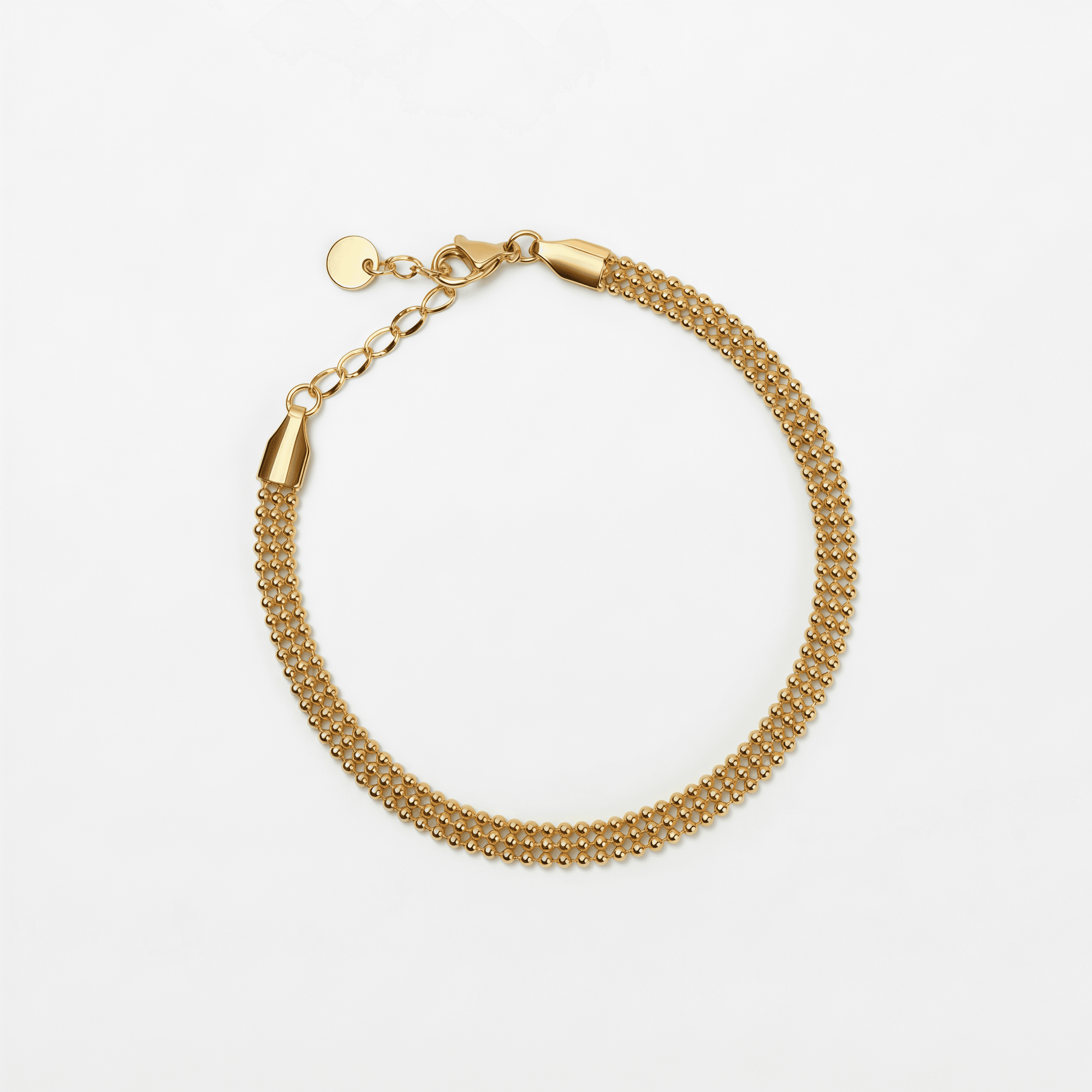 Pulsera Malla Dorada - Vista 1