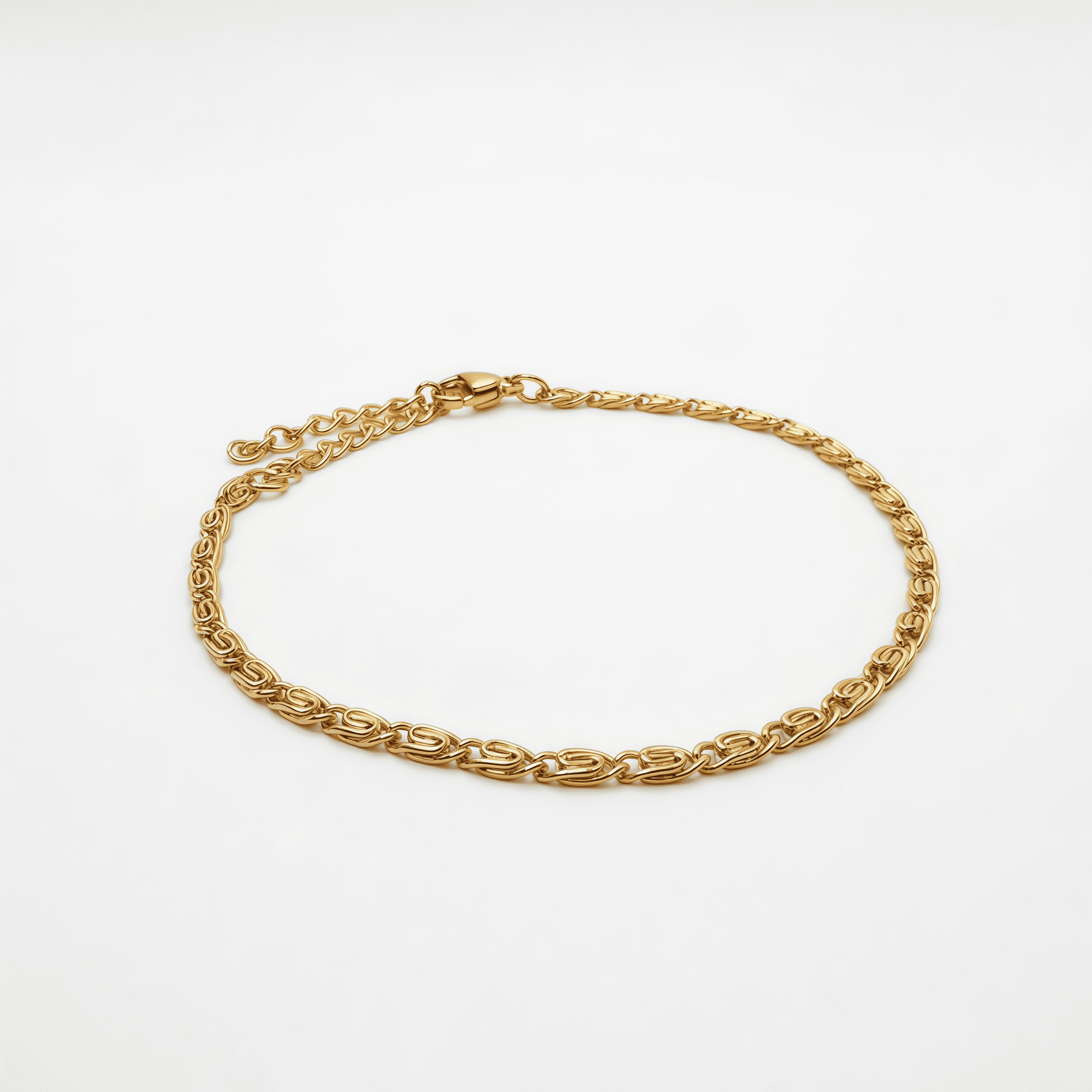 Pulsera eslabón dorada - Vista 3