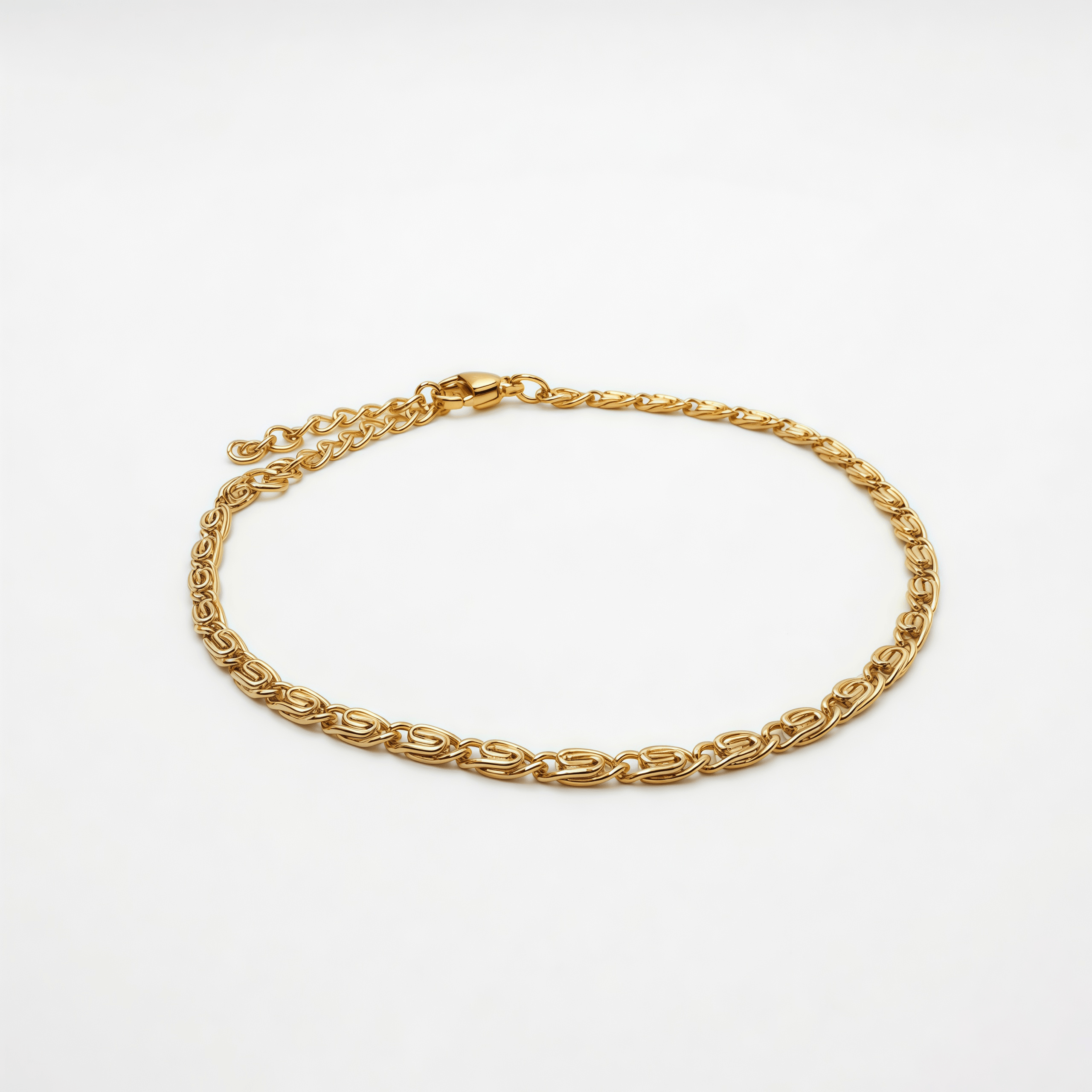 Pulsera eslabón dorada - Vista 3