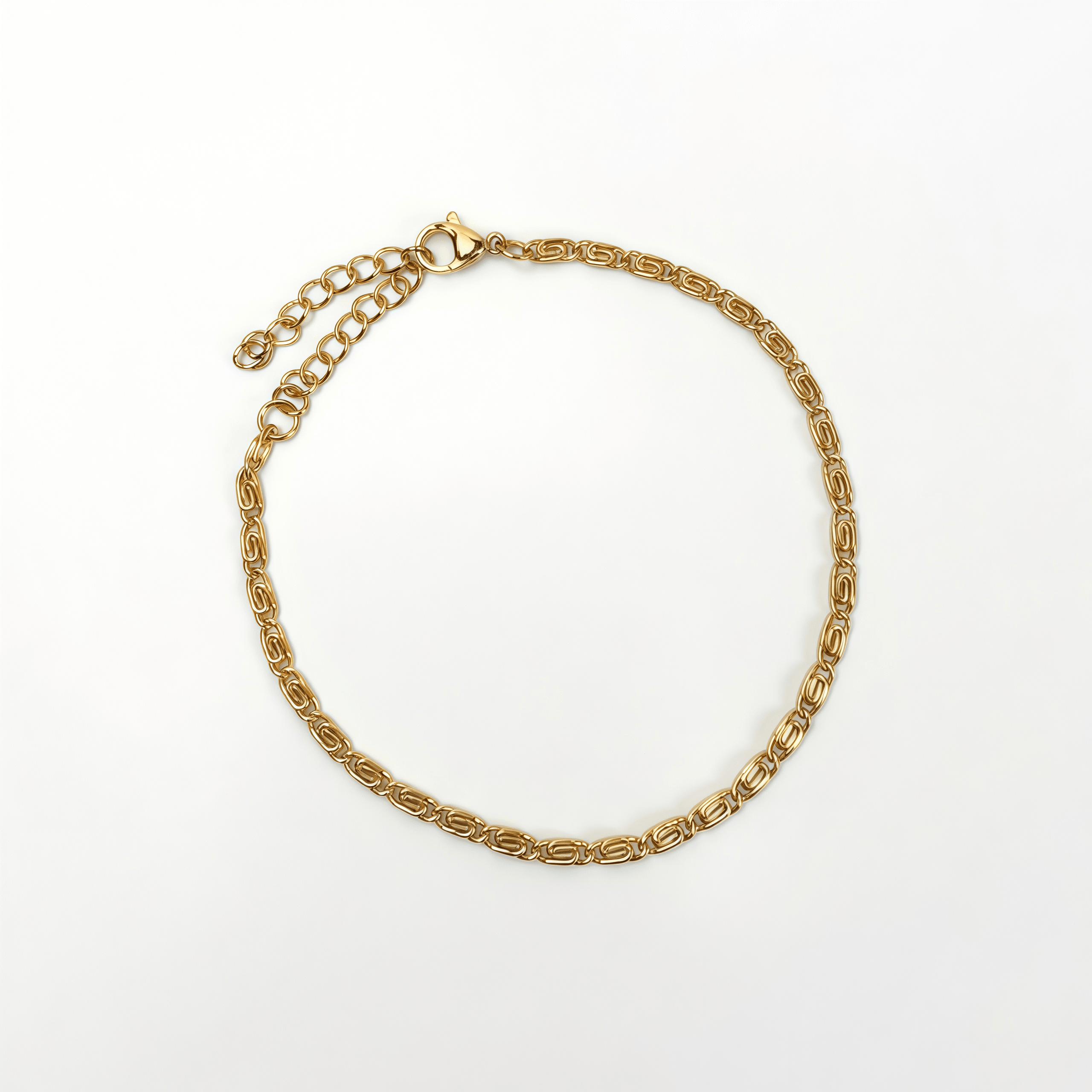 Pulsera eslabón dorada - Vista 1