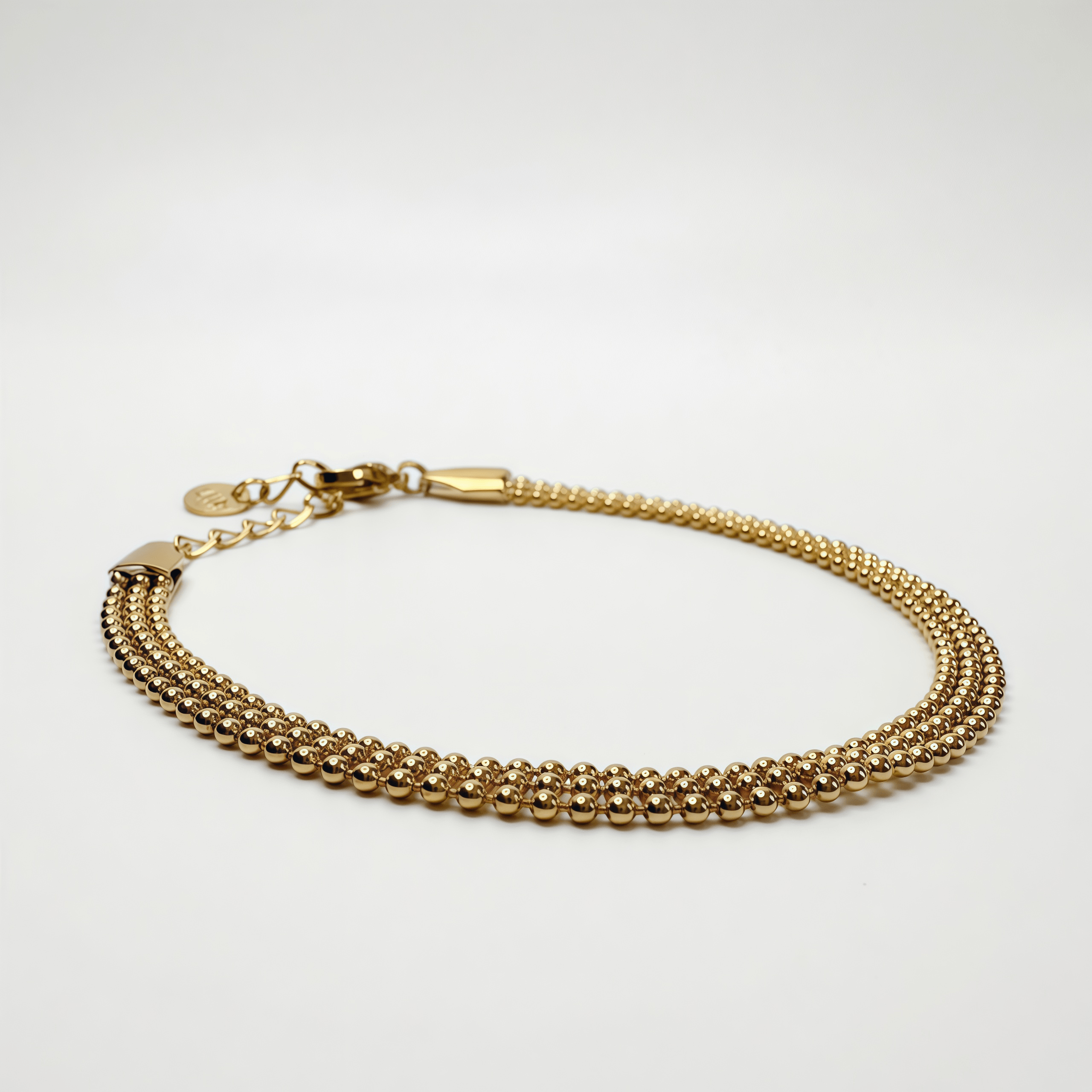 Pulsera Malla Dorada - Vista 2