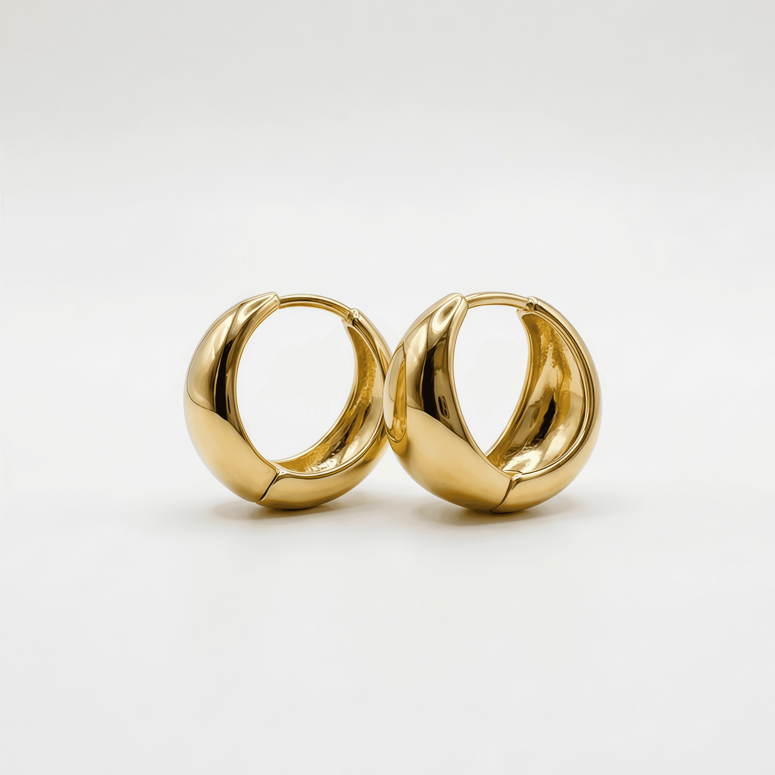 Aretes Gota Dorada - Vista 2