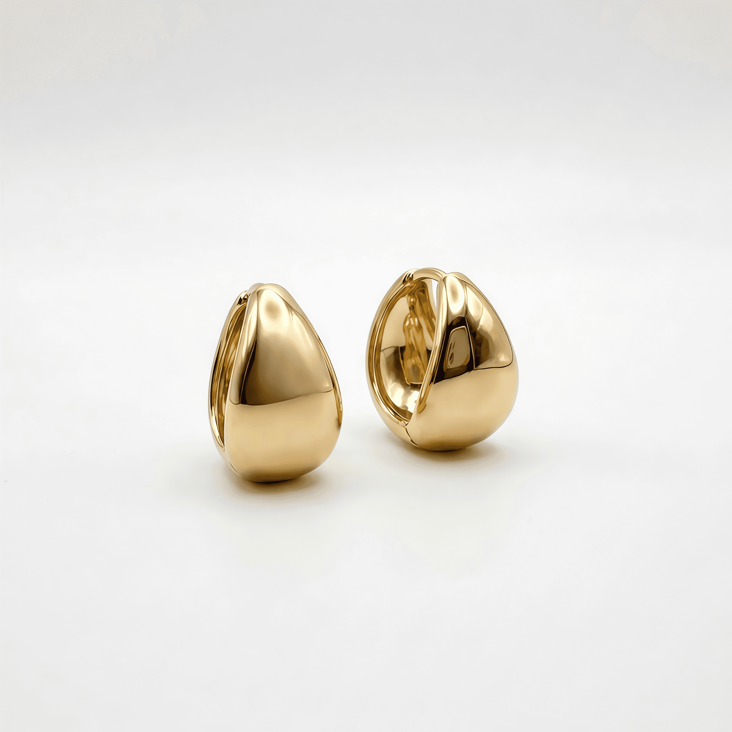Aretes Gota Dorada - Vista 1
