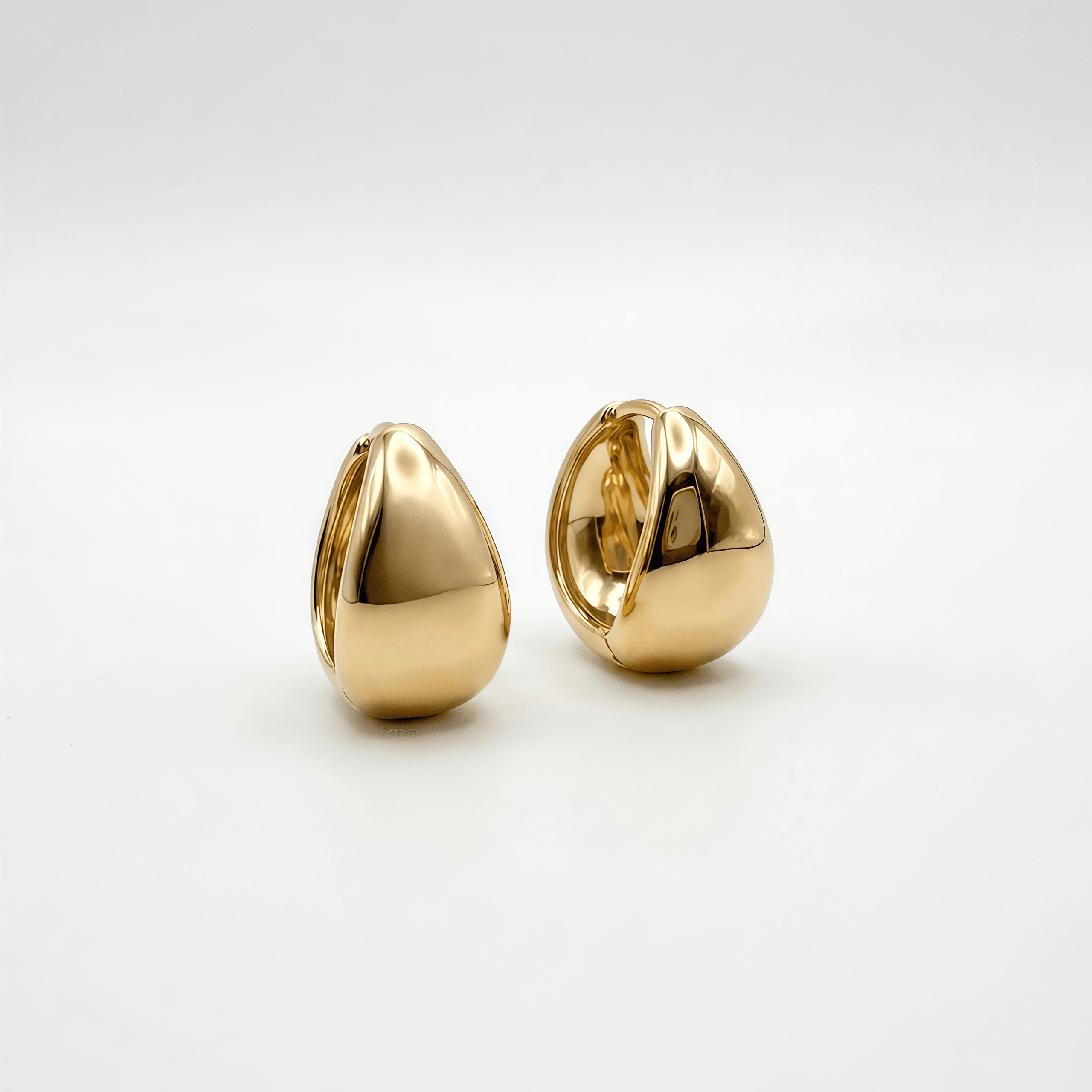 Aretes Gota Dorada - Vista 1