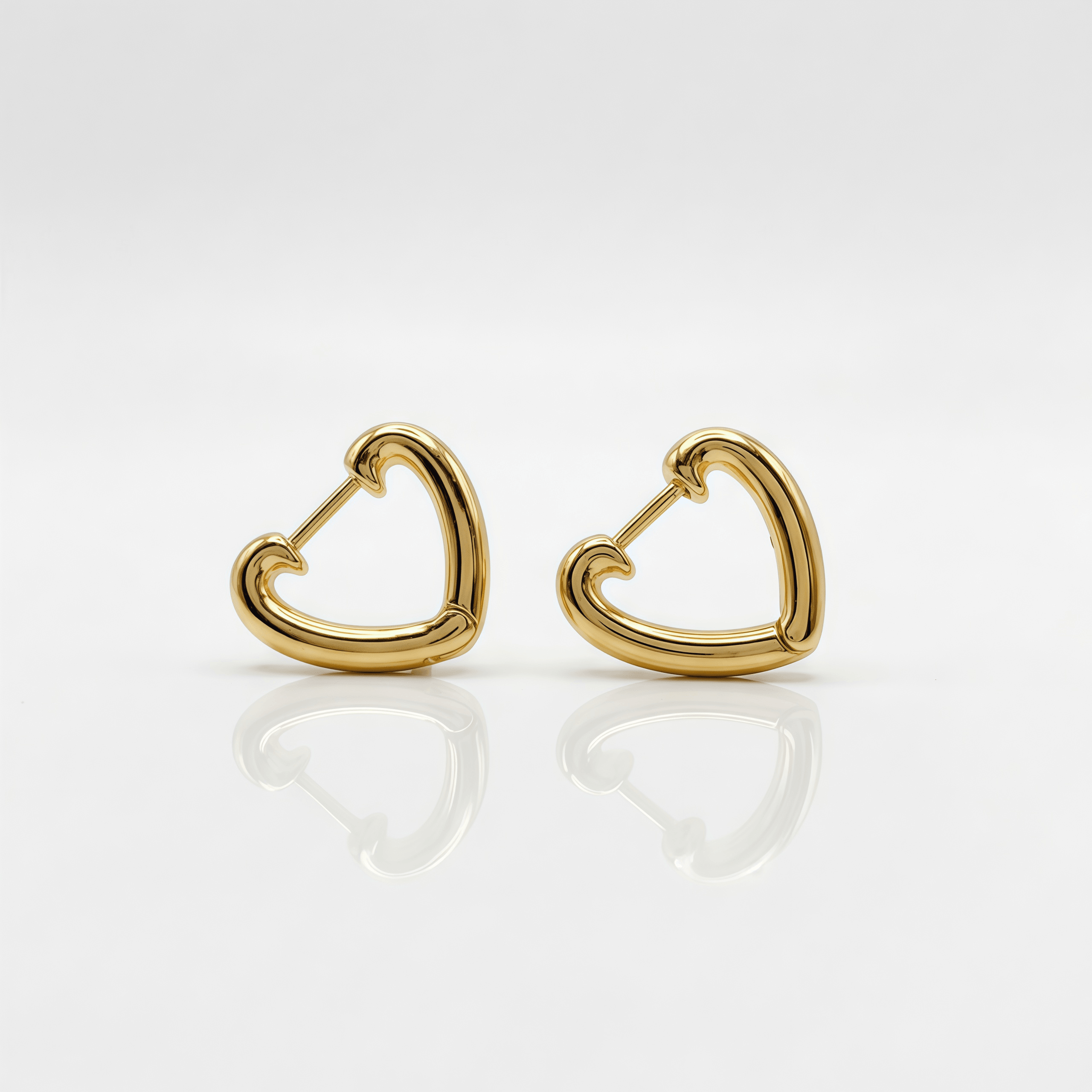Aretes Corazón Clásico - Vista 3