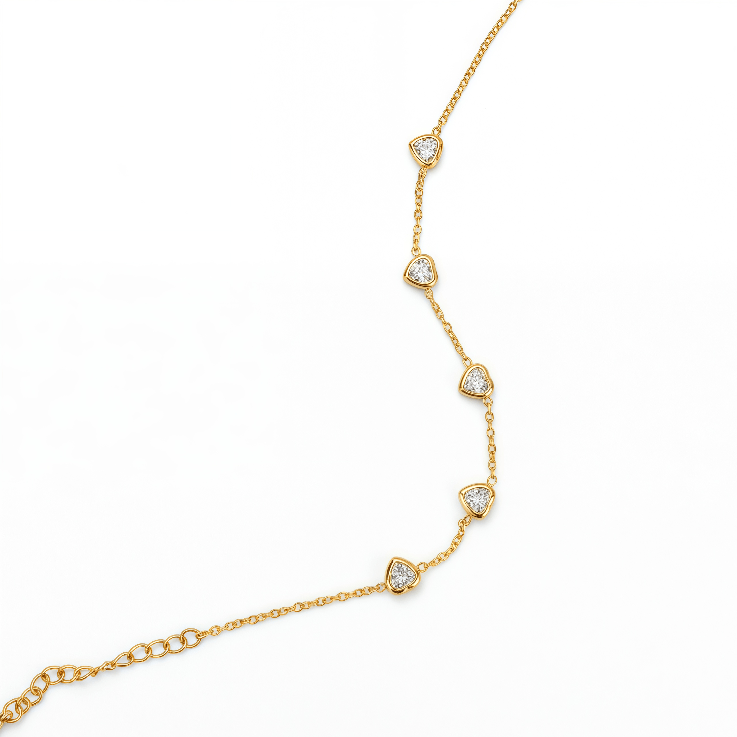 Pulsera Corazones con Circones - Vista 2