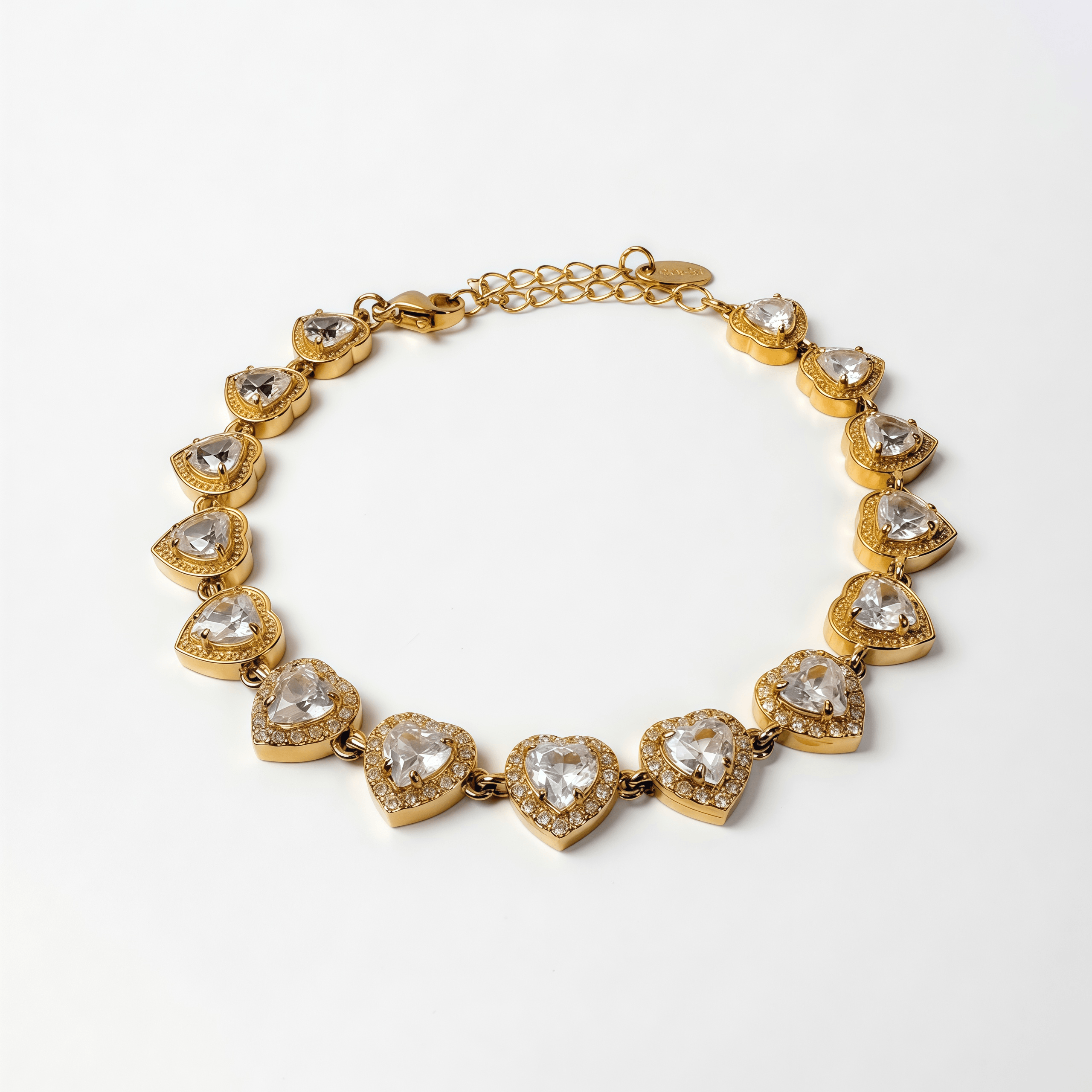 Pulsera Corazones Glam/ dorada - Vista 2
