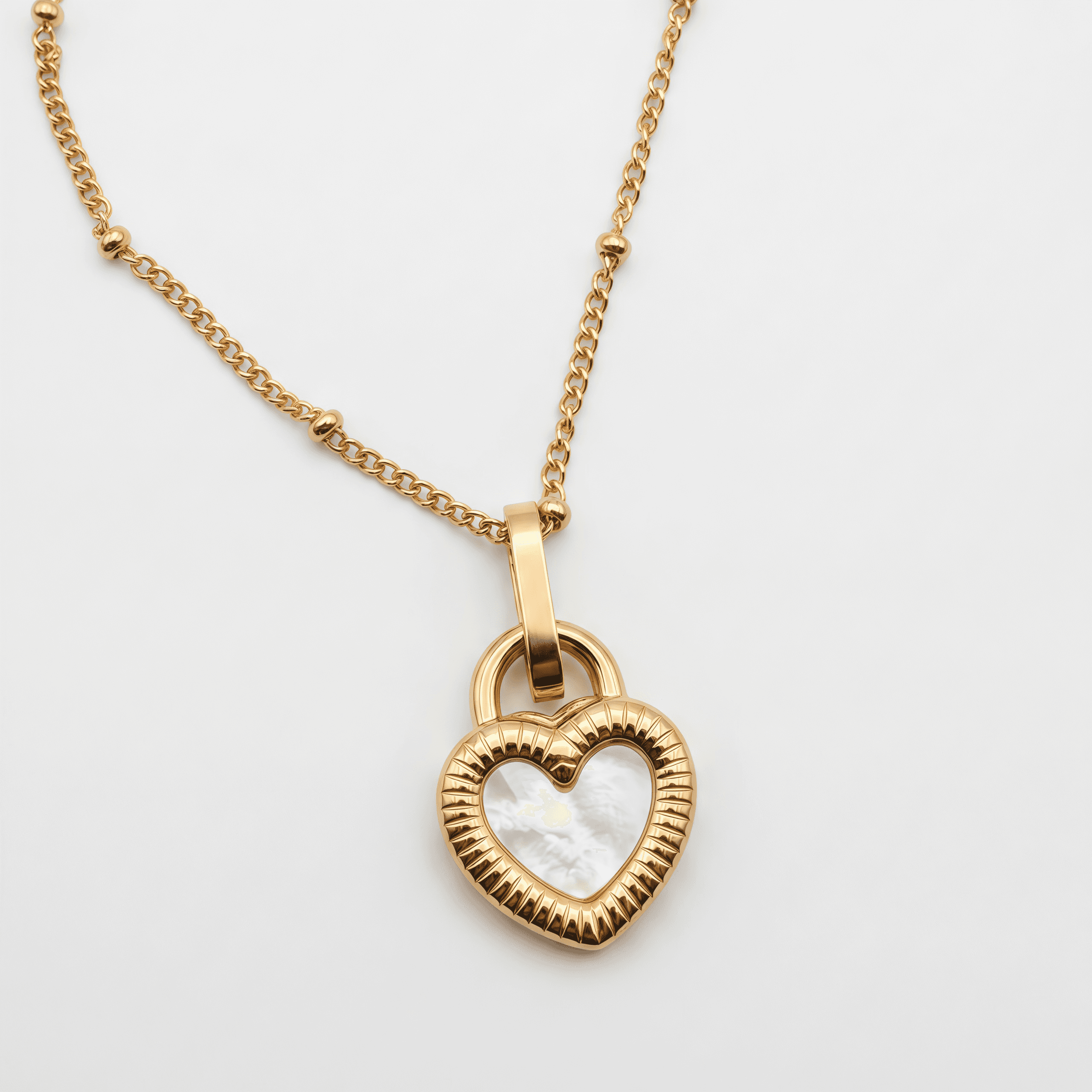 Collar corazón doble cara - Vista 4
