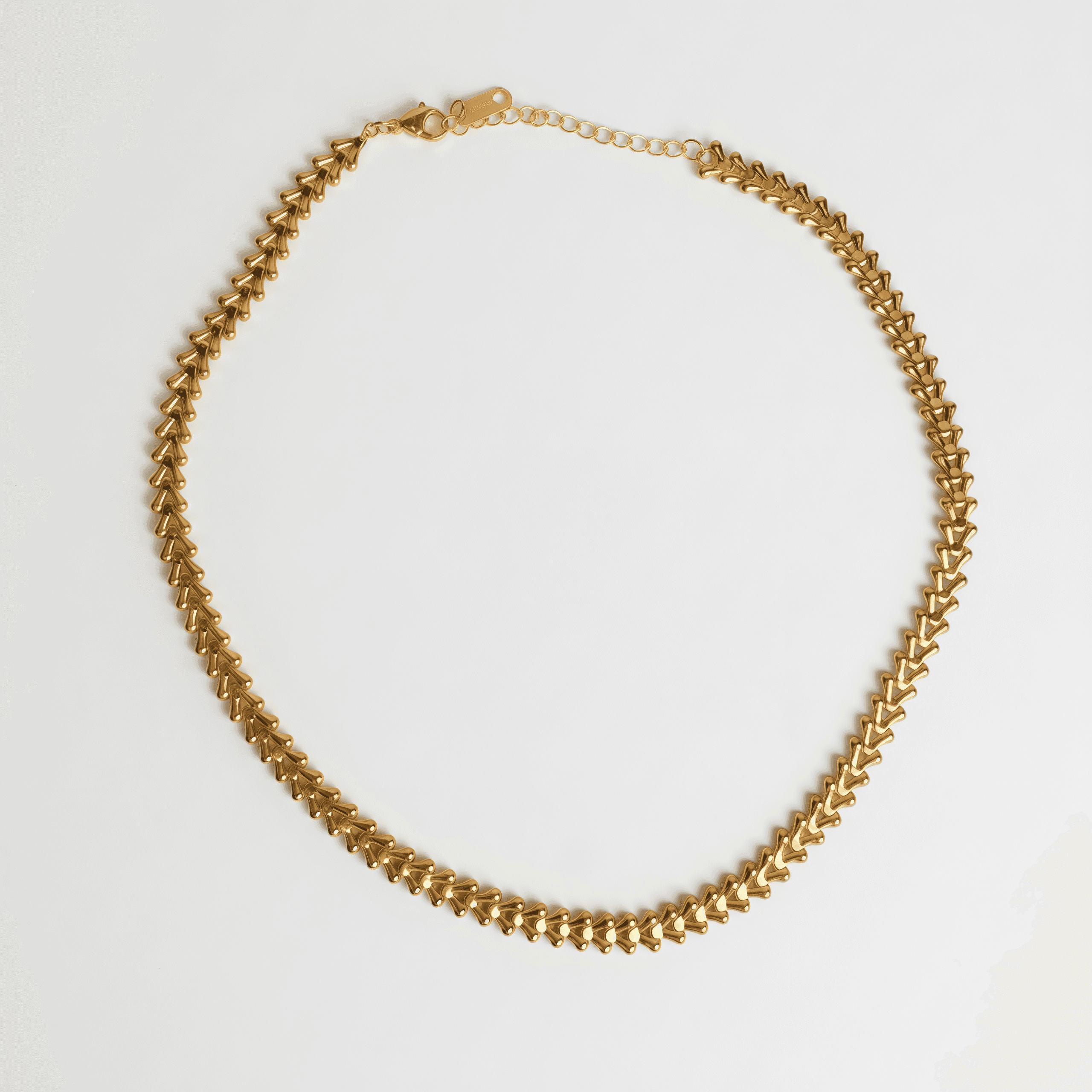 Collar espiga dorado - Vista 1
