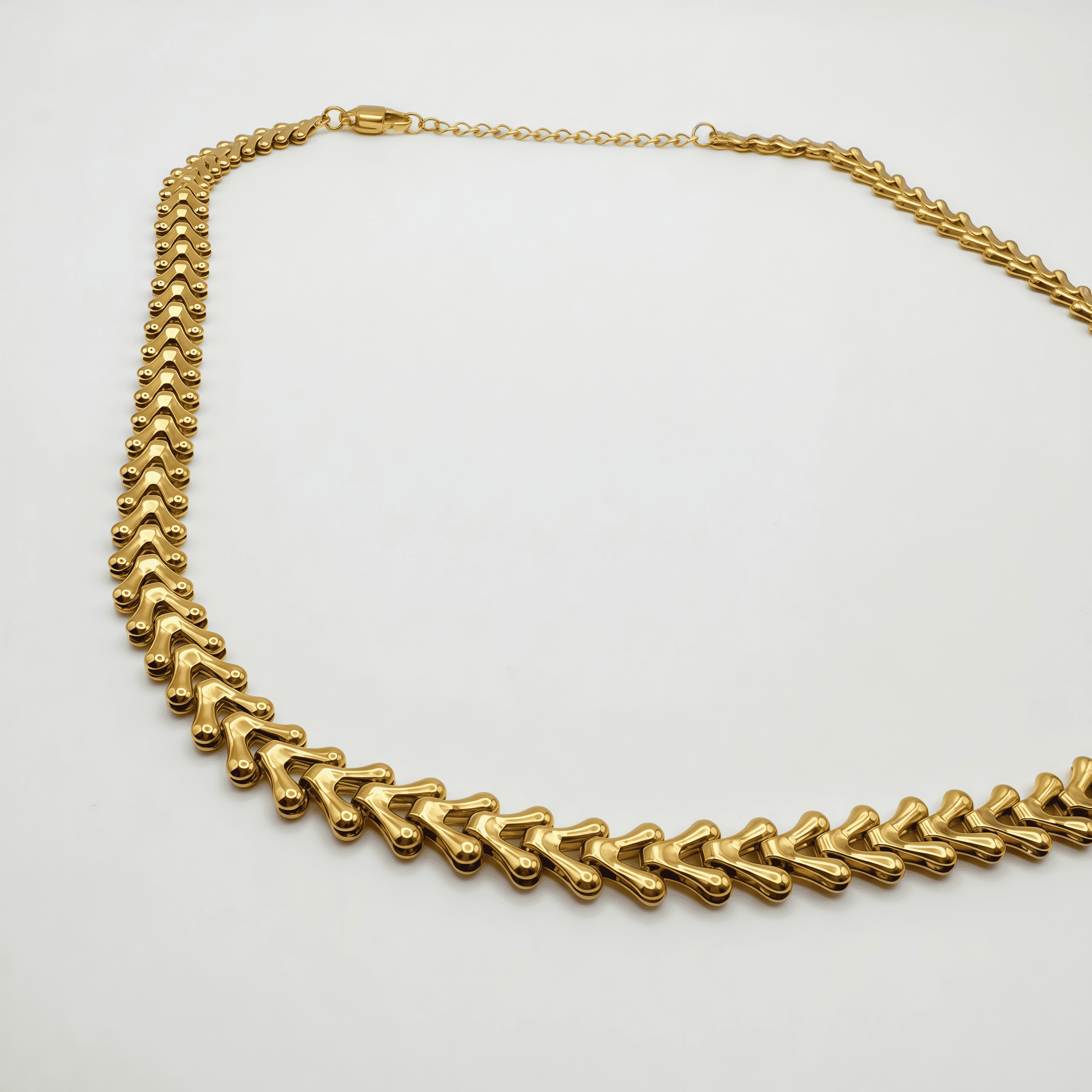 Collar espiga dorado - Vista 3