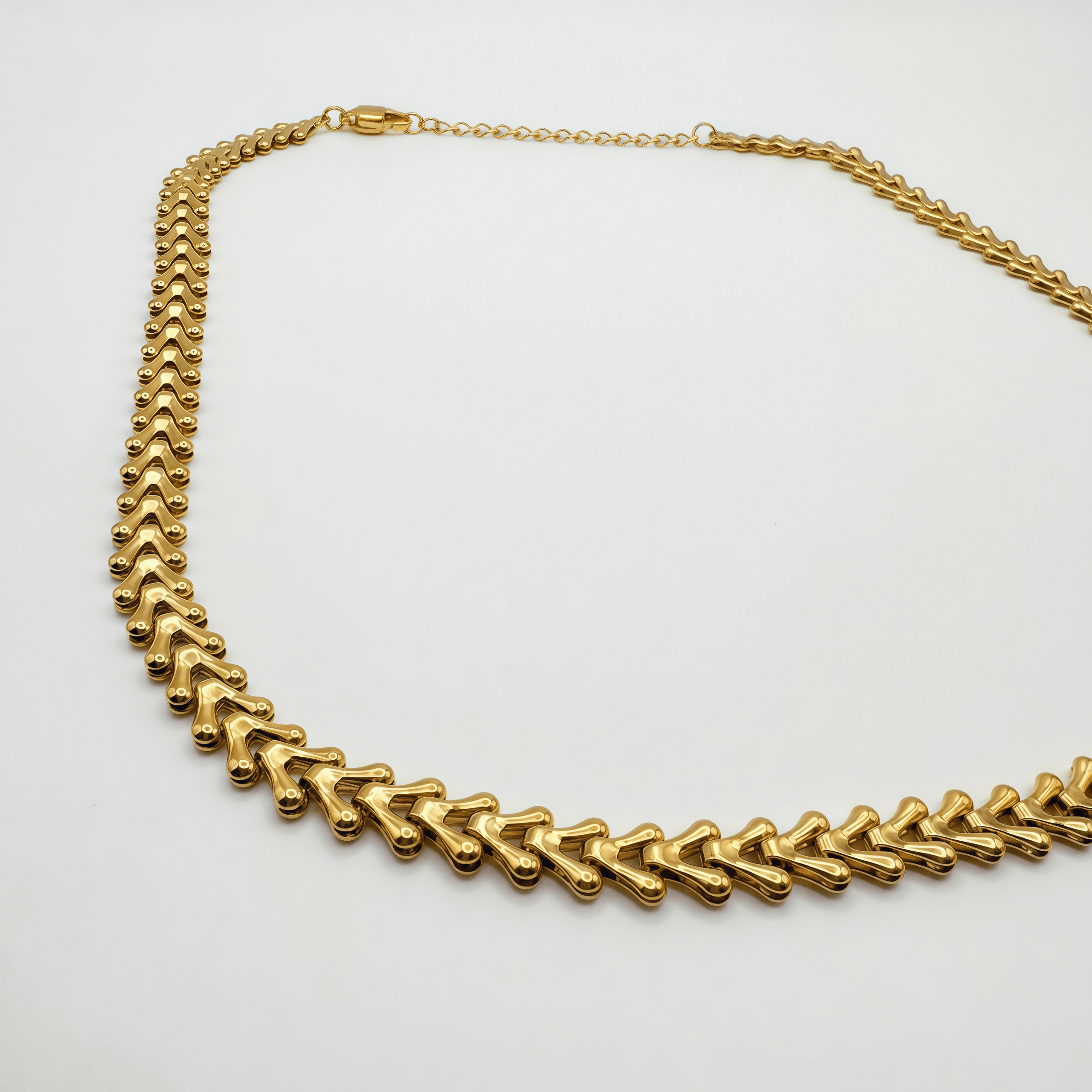 Collar espiga dorado - Vista 3