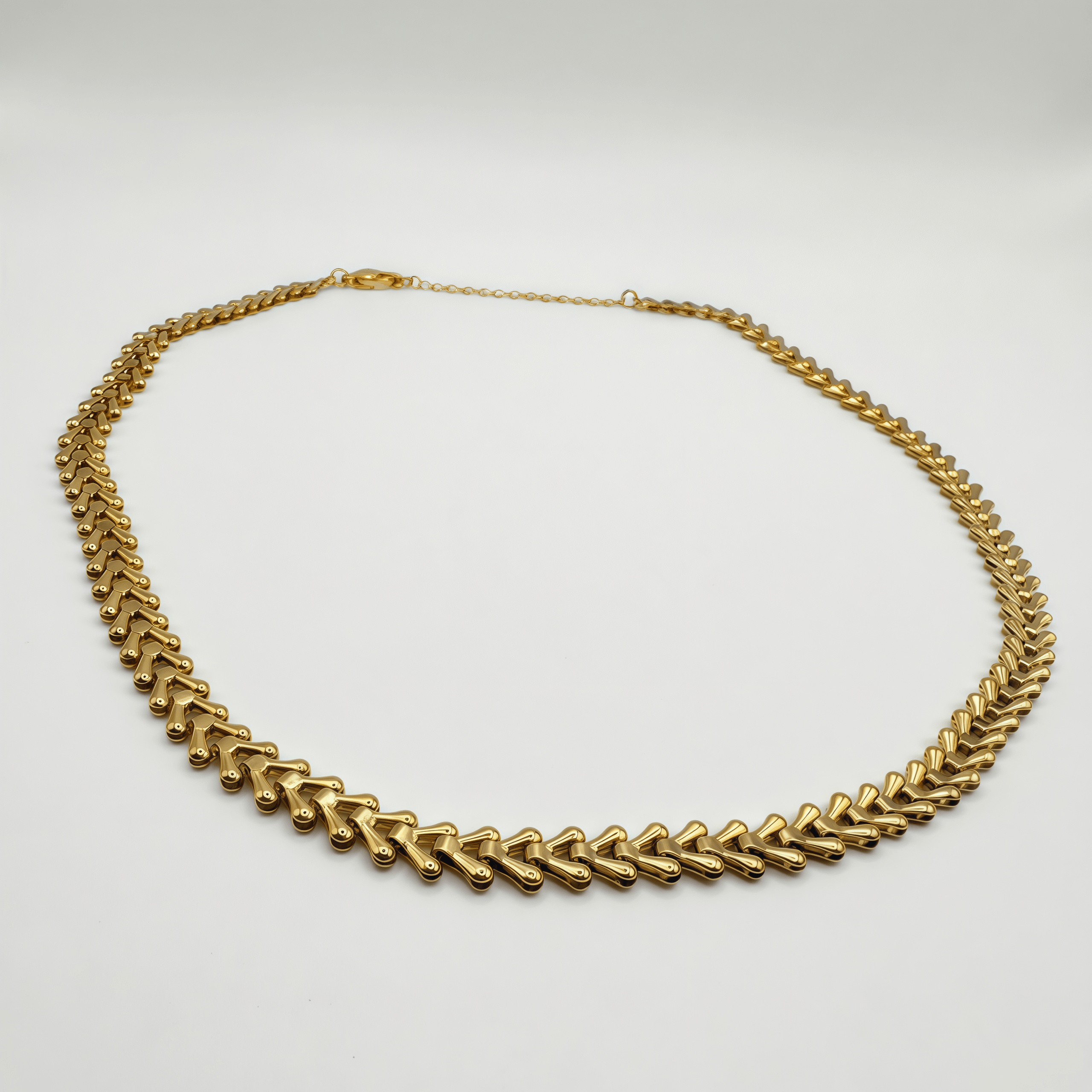 Collar espiga dorado - Vista 2