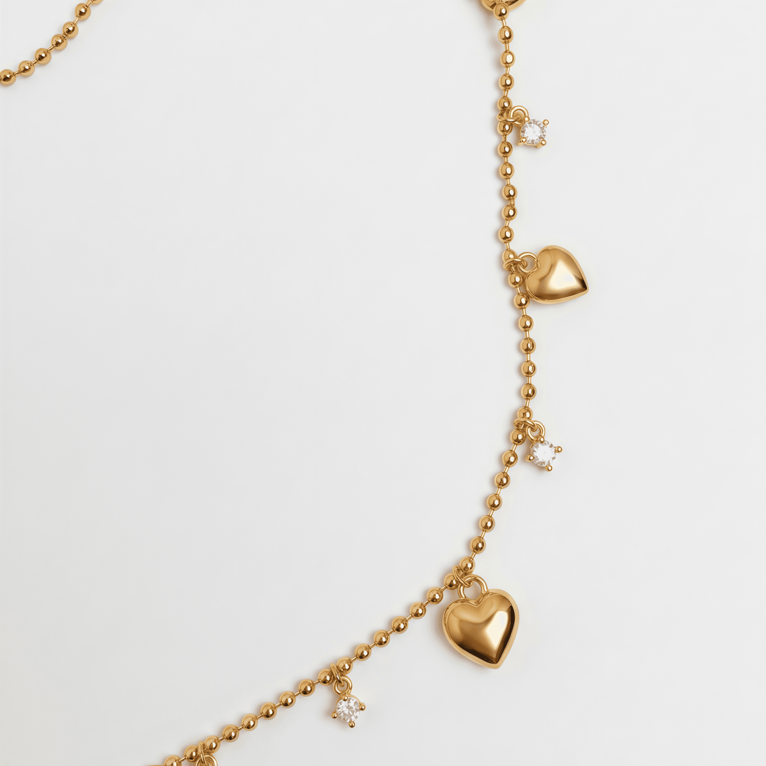 Collar delgado corazón - Vista 3