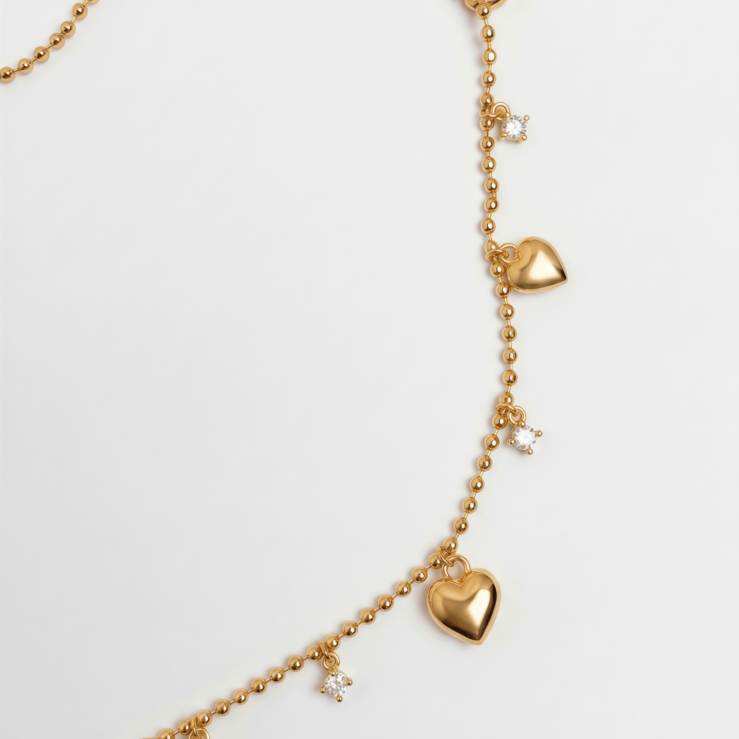 Collar delgado corazón - Vista 3