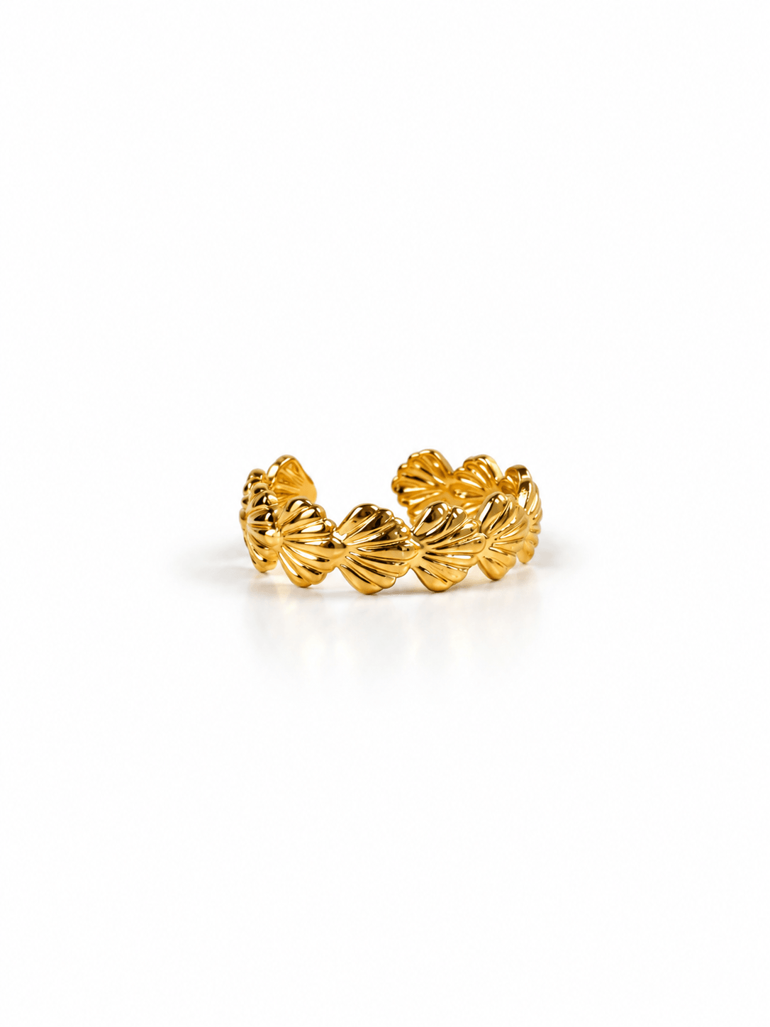 Anillo Conchas del Mar - Dorado - Vista 1