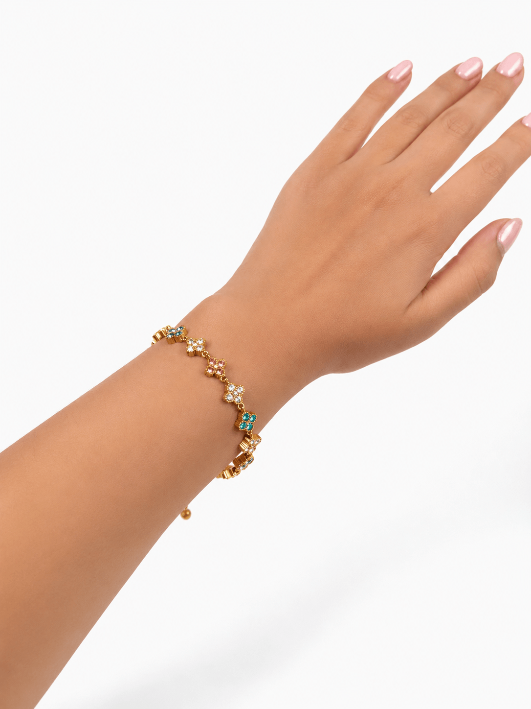 Pulsera Trébol de Cristal - Vista 3