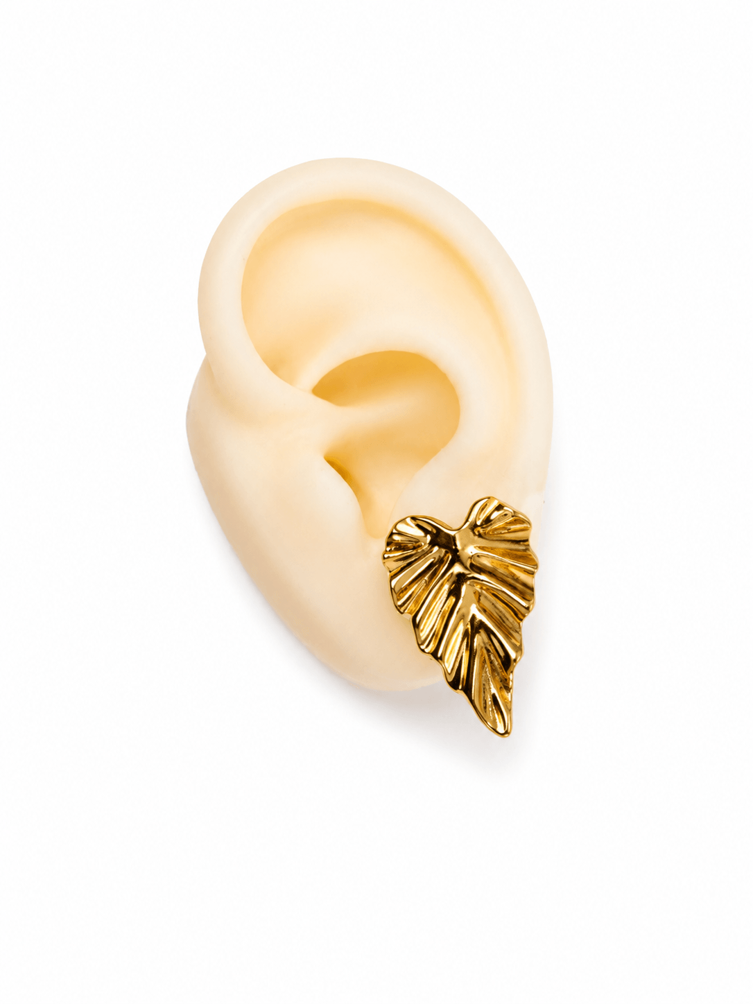 Aretes Hojas - Vista 3