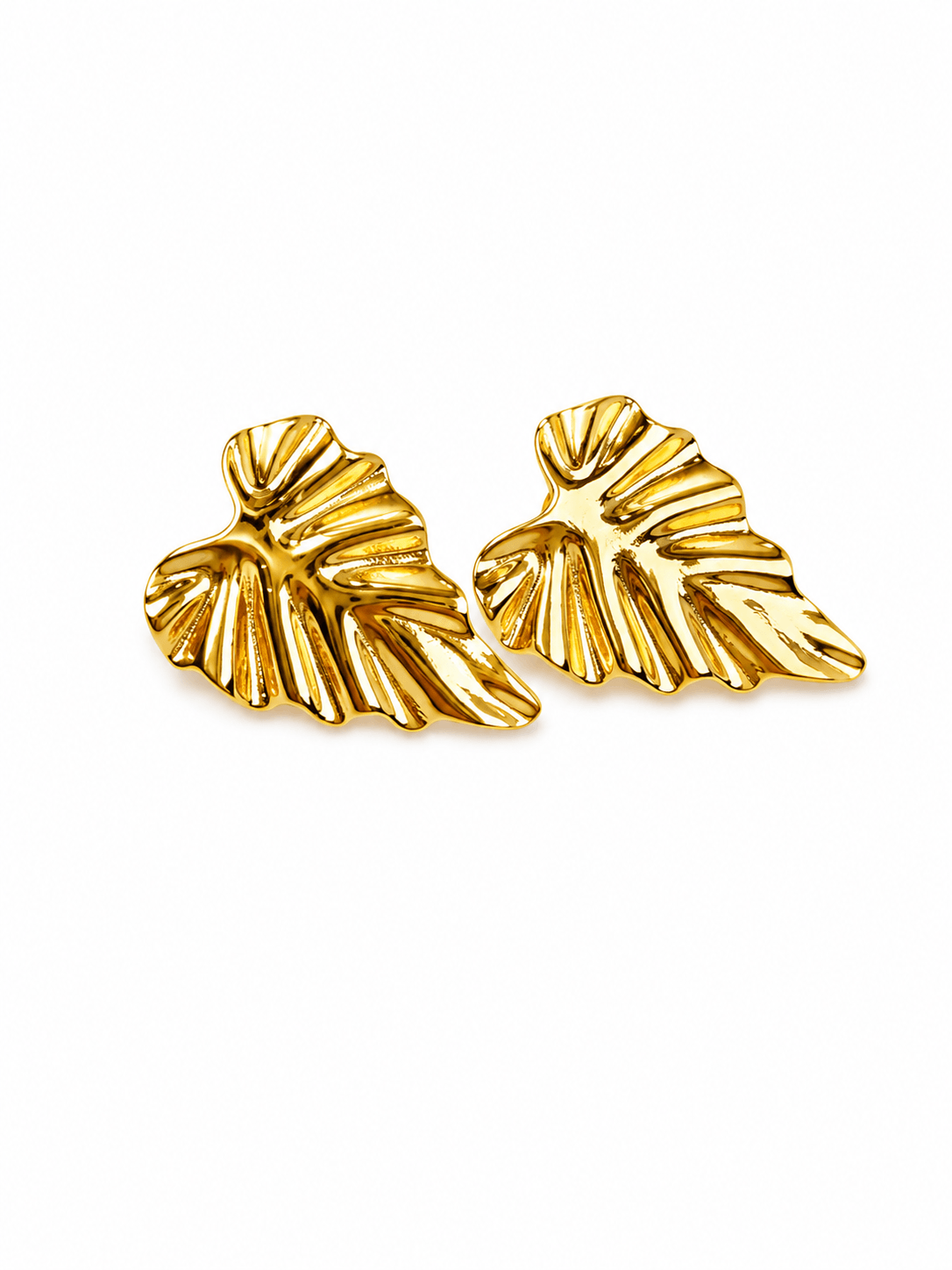 Aretes Hojas - Vista 2